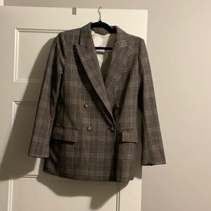 Plaid blazer preppy